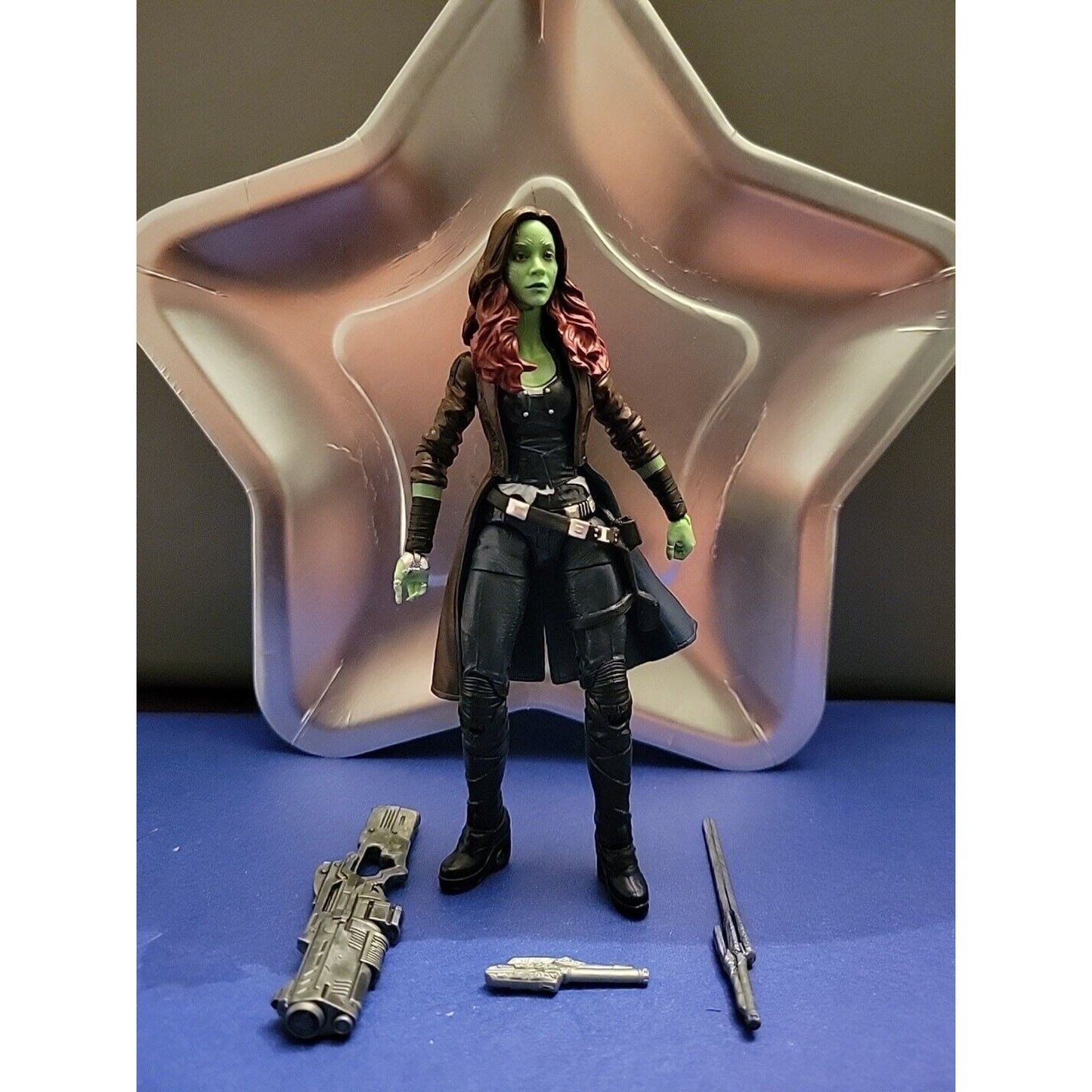 Marvel Legends GAMORA Vol 2 Guardians Of The Galaxy MCU Figure Complete 3 Weapon