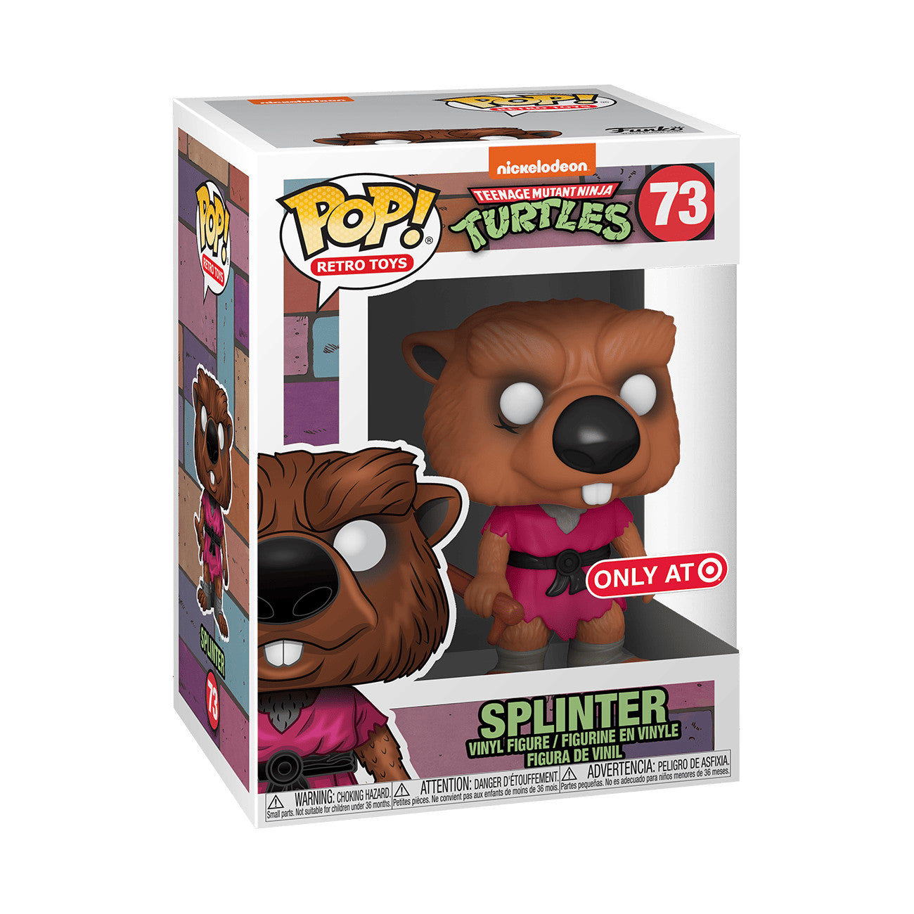 Master Splinter Target Exclusive #73 Funko Pop! Retro Toys TMNT MIB Unopened 