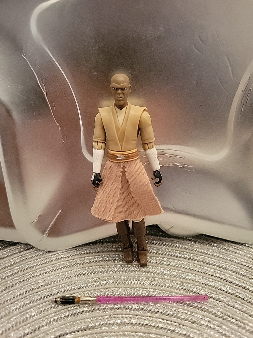 Star Wars Figure Mace Windu Clone Wars Collection 8 2012