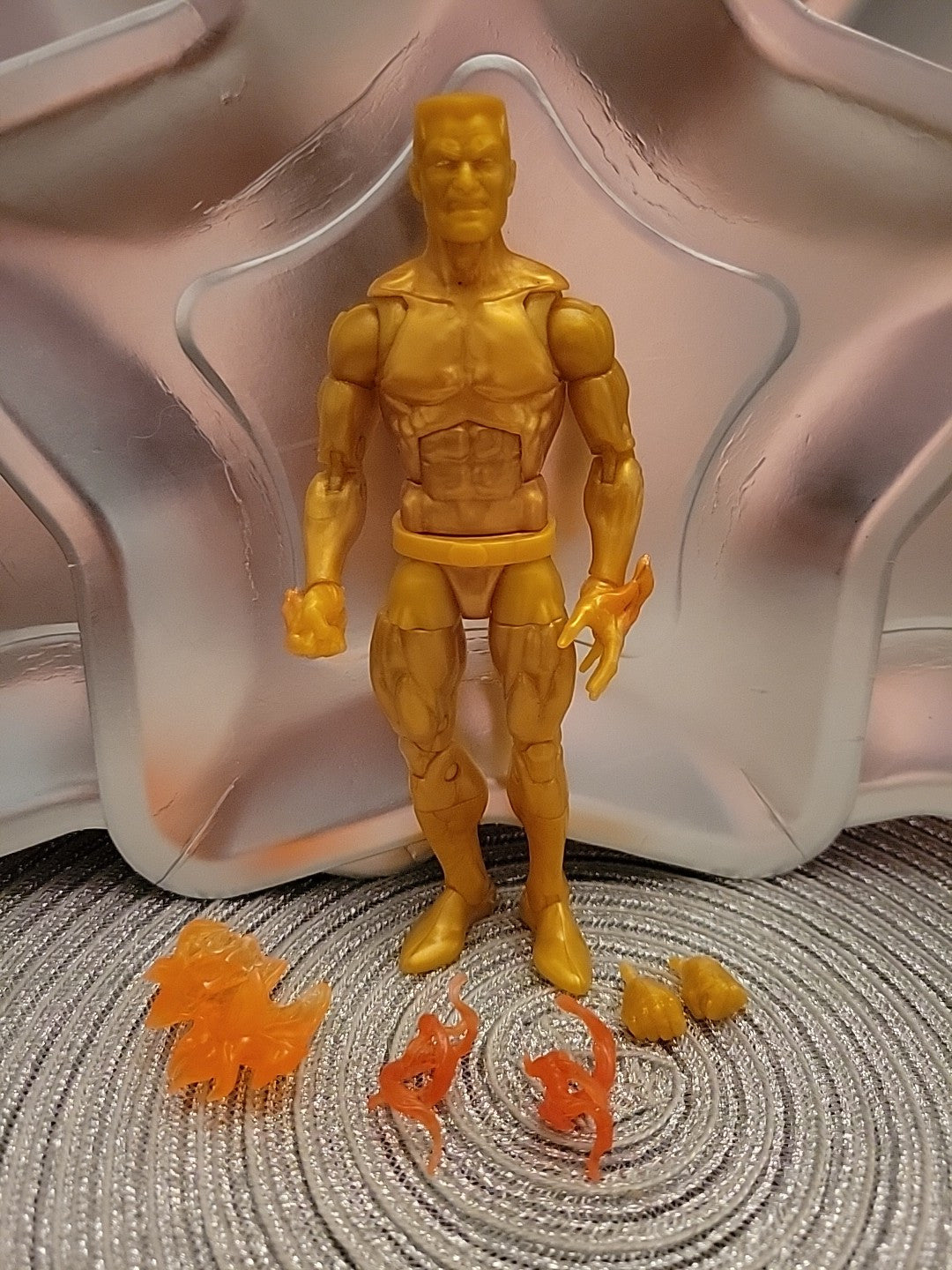 Marvel Legends figure Molten Man from 5 pack Golden Figure