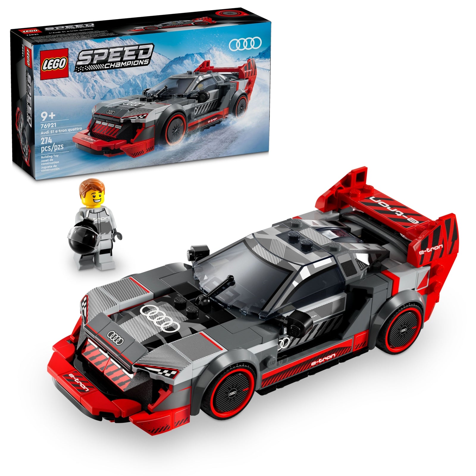 LEGO SPEED CHAMPIONS: Audi S1 E-Tron Quattro Race Car (76921) 