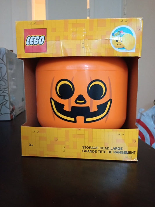 Lego Mini Pumpkin Storage Head 🎃