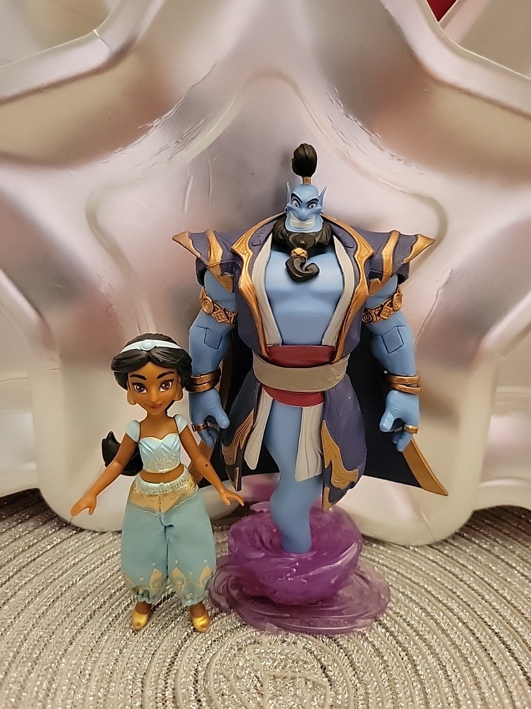 Disney Mirrorverse Genie McFarlane 5 Inch And JasmineAction Figure