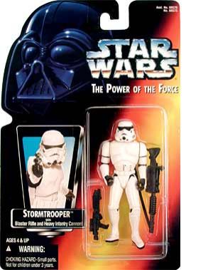 Kenner Star Wars Power of the Force Stormtrooper with Red Card